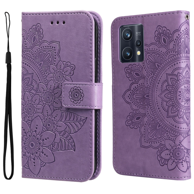 7-petal Flowers Embossing Pattern Horizontal Flip Leather Case, For Xiaomi Redmi Note 11 4G(Global), For Xiaomi Redmi Note 11 Pro 4G, For OPPO Realme 9i / A36 4G / A76 4G(Global), For OPPO Realme 9 Pro+, For OPPO Realme GT2 Pro                         ...