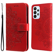 Load image into Gallery viewer, 7-petal Flowers Embossing Pattern Horizontal Flip Leather Case, For Xiaomi Redmi Note 11 4G(Global), For Xiaomi Redmi Note 11 Pro 4G, For OPPO Realme 9i / A36 4G / A76 4G(Global), For OPPO Realme 9 Pro+, For OPPO Realme GT2 Pro                         ...