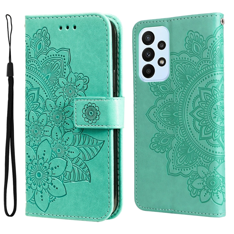 7-petal Flowers Embossing Pattern Horizontal Flip Leather Case, For Xiaomi Redmi Note 11 4G(Global), For Xiaomi Redmi Note 11 Pro 4G, For OPPO Realme 9i / A36 4G / A76 4G(Global), For OPPO Realme 9 Pro+, For OPPO Realme GT2 Pro                         ...