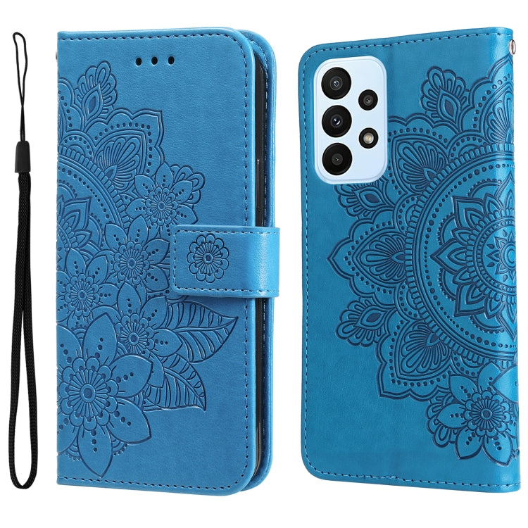 7-petal Flowers Embossing Pattern Horizontal Flip Leather Case, For Xiaomi Redmi Note 11 4G(Global), For Xiaomi Redmi Note 11 Pro 4G, For OPPO Realme 9i / A36 4G / A76 4G(Global), For OPPO Realme 9 Pro+, For OPPO Realme GT2 Pro                         ...