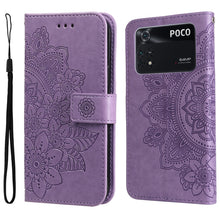 Load image into Gallery viewer, 7-petal Flowers Embossing Pattern Horizontal Flip Leather Case, For Xiaomi Redmi Note 11 4G(Global), For Xiaomi Redmi Note 11 Pro 4G, For OPPO Realme 9i / A36 4G / A76 4G(Global), For OPPO Realme 9 Pro+, For OPPO Realme GT2 Pro                         ...