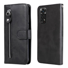 Load image into Gallery viewer, Fashion Calf Texture Zipper Horizontal Flip Leather Case, For Xiaomi Redmi Note 11 4G(Global), For Xiaomi Redmi Note 11 Pro 4G, For OPPO Realme 9i/A36 4G/A96 4G/K10 4G/A76 4G / A36 4G / A76 4G(Global), For Samsung Galaxy A23 /Galaxy M23/Galaxy F23     ...