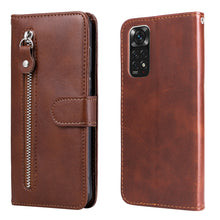 Load image into Gallery viewer, Fashion Calf Texture Zipper Horizontal Flip Leather Case, For Xiaomi Redmi Note 11 4G(Global), For Xiaomi Redmi Note 11 Pro 4G, For OPPO Realme 9i/A36 4G/A96 4G/K10 4G/A76 4G / A36 4G / A76 4G(Global), For Samsung Galaxy A23 /Galaxy M23/Galaxy F23     ...