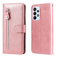 Load image into Gallery viewer, Fashion Calf Texture Zipper Horizontal Flip Leather Case, For Xiaomi Redmi Note 11 4G(Global), For Xiaomi Redmi Note 11 Pro 4G, For OPPO Realme 9i/A36 4G/A96 4G/K10 4G/A76 4G / A36 4G / A76 4G(Global), For Samsung Galaxy A23 /Galaxy M23/Galaxy F23     ...
