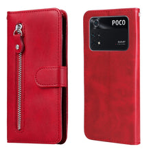 Load image into Gallery viewer, Fashion Calf Texture Zipper Horizontal Flip Leather Case, For Xiaomi Redmi Note 11 4G(Global), For Xiaomi Redmi Note 11 Pro 4G, For OPPO Realme 9i/A36 4G/A96 4G/K10 4G/A76 4G / A36 4G / A76 4G(Global), For Samsung Galaxy A23 /Galaxy M23/Galaxy F23     ...
