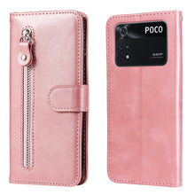 Load image into Gallery viewer, Fashion Calf Texture Zipper Horizontal Flip Leather Case, For Xiaomi Redmi Note 11 4G(Global), For Xiaomi Redmi Note 11 Pro 4G, For OPPO Realme 9i/A36 4G/A96 4G/K10 4G/A76 4G / A36 4G / A76 4G(Global), For Samsung Galaxy A23 /Galaxy M23/Galaxy F23     ...