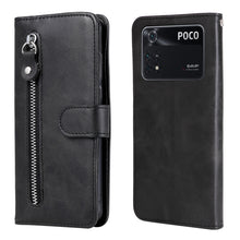 Load image into Gallery viewer, Fashion Calf Texture Zipper Horizontal Flip Leather Case, For Xiaomi Redmi Note 11 4G(Global), For Xiaomi Redmi Note 11 Pro 4G, For OPPO Realme 9i/A36 4G/A96 4G/K10 4G/A76 4G / A36 4G / A76 4G(Global), For Samsung Galaxy A23 /Galaxy M23/Galaxy F23     ...