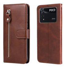 Load image into Gallery viewer, Fashion Calf Texture Zipper Horizontal Flip Leather Case, For Xiaomi Redmi Note 11 4G(Global), For Xiaomi Redmi Note 11 Pro 4G, For OPPO Realme 9i/A36 4G/A96 4G/K10 4G/A76 4G / A36 4G / A76 4G(Global), For Samsung Galaxy A23 /Galaxy M23/Galaxy F23     ...
