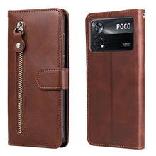 Load image into Gallery viewer, Fashion Calf Texture Zipper Horizontal Flip Leather Case, For Xiaomi Redmi Note 11 4G(Global), For Xiaomi Redmi Note 11 Pro 4G, For OPPO Realme 9i/A36 4G/A96 4G/K10 4G/A76 4G / A36 4G / A76 4G(Global), For Samsung Galaxy A23 /Galaxy M23/Galaxy F23     ...
