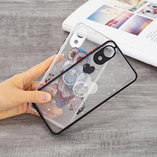 Load image into Gallery viewer, Starry Sky Epoxy TPU Phone Case with Ring Holder, For Samsung Galaxy A03 Core, For Samsung Galaxy A73 5G