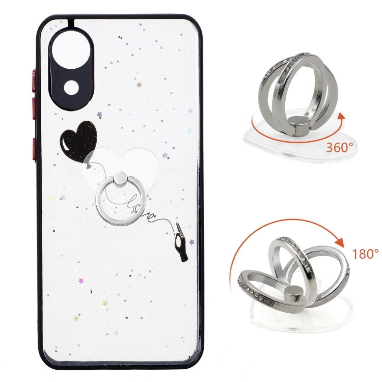 Starry Sky Epoxy TPU Phone Case with Ring Holder, For Samsung Galaxy A03 Core, For Samsung Galaxy A73 5G