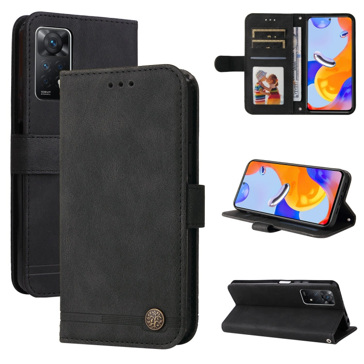 Skin Feel Life Tree Metal Button Horizontal Flip Leather Case, For Xiaomi Redmi Note 11 4G(Global), For Xiaomi Redmi Note 11 Pro 4G, For OPPO Realme 9i / A36 4G / A76 4G(Global), For OPPO Realme GT2 Pro, For OPPO Realme 9 Pro+                          ...