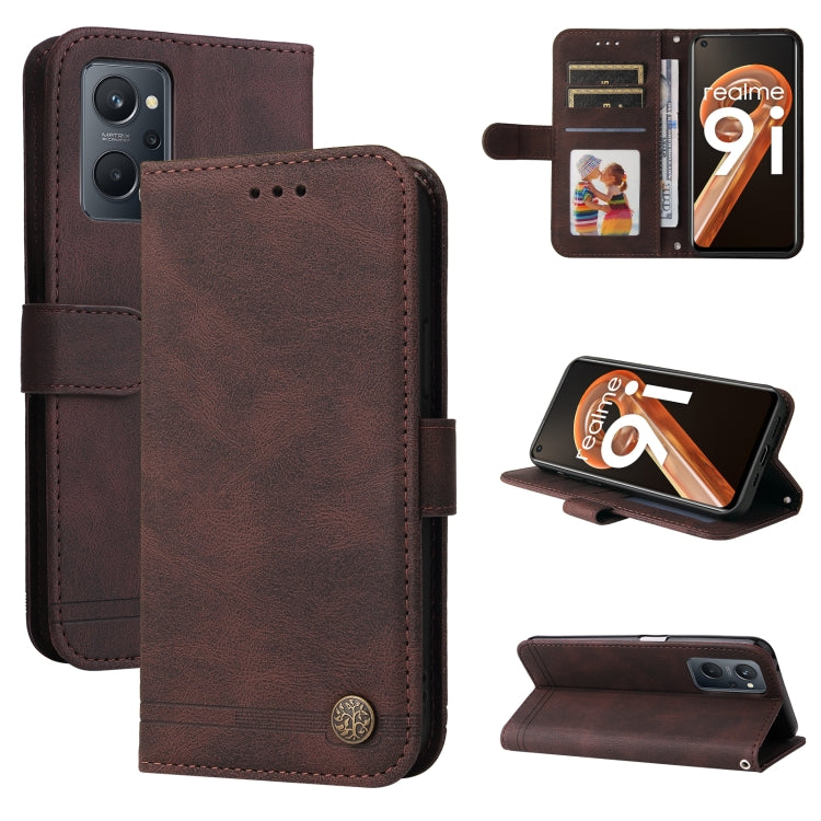 Skin Feel Life Tree Metal Button Horizontal Flip Leather Case, For Xiaomi Redmi Note 11 4G(Global), For Xiaomi Redmi Note 11 Pro 4G, For OPPO Realme 9i / A36 4G / A76 4G(Global), For OPPO Realme GT2 Pro, For OPPO Realme 9 Pro+                          ...