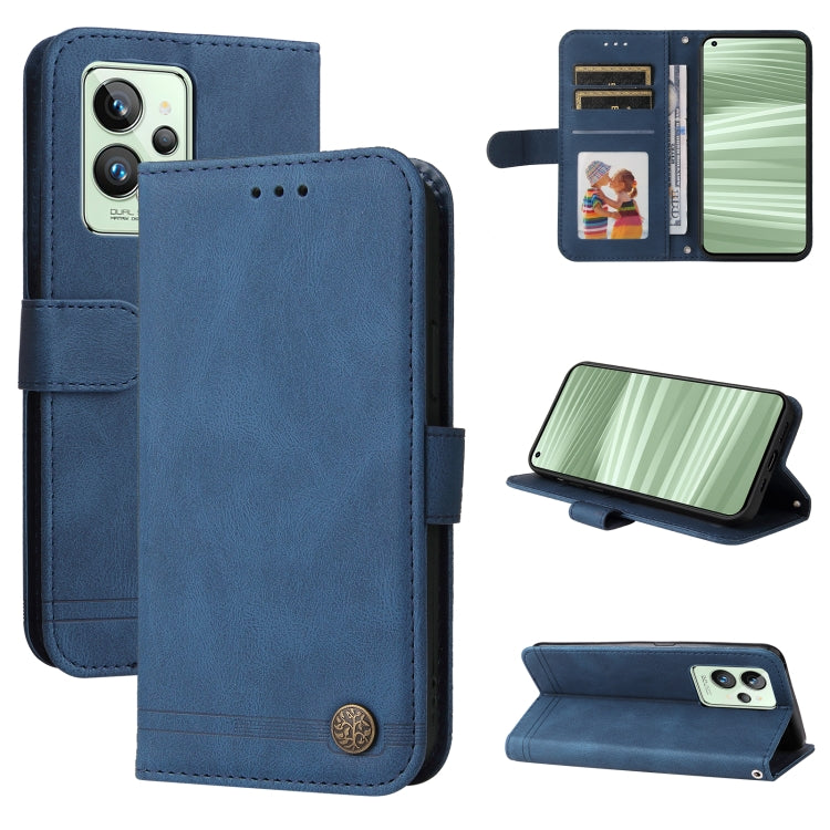 Skin Feel Life Tree Metal Button Horizontal Flip Leather Case, For Xiaomi Redmi Note 11 4G(Global), For Xiaomi Redmi Note 11 Pro 4G, For OPPO Realme 9i / A36 4G / A76 4G(Global), For OPPO Realme GT2 Pro, For OPPO Realme 9 Pro+                          ...