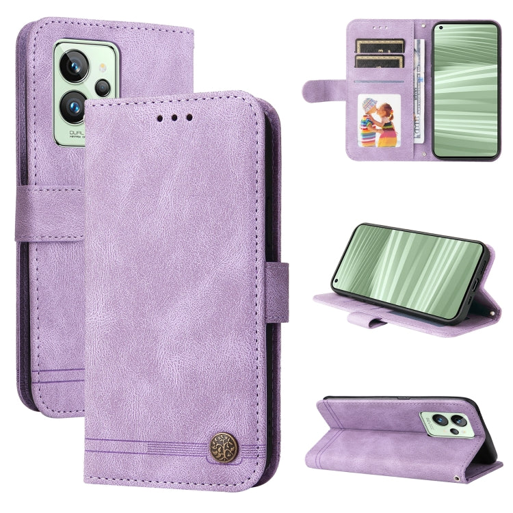 Skin Feel Life Tree Metal Button Horizontal Flip Leather Case, For Xiaomi Redmi Note 11 4G(Global), For Xiaomi Redmi Note 11 Pro 4G, For OPPO Realme 9i / A36 4G / A76 4G(Global), For OPPO Realme GT2 Pro, For OPPO Realme 9 Pro+                          ...