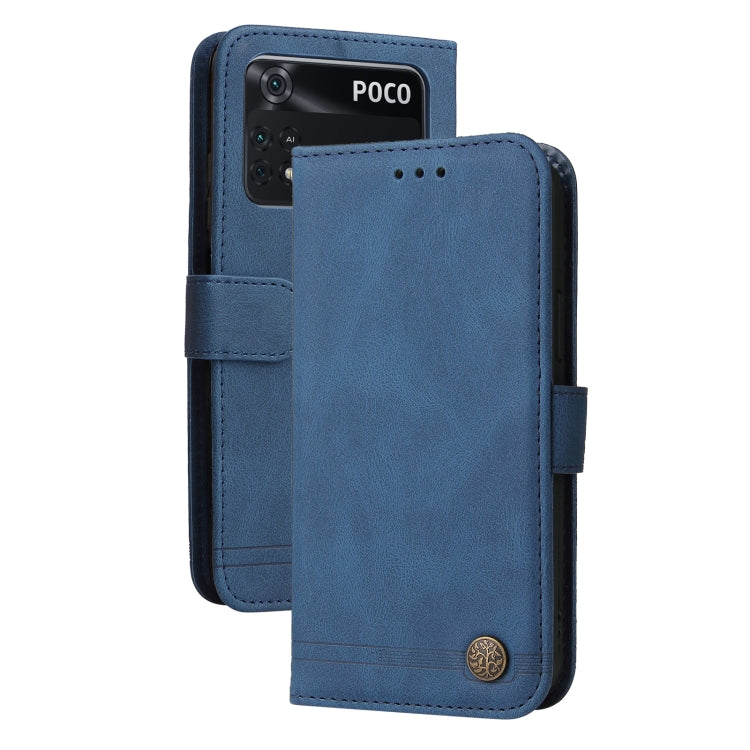 Skin Feel Life Tree Metal Button Horizontal Flip Leather Case, For Xiaomi Redmi Note 11 4G(Global), For Xiaomi Redmi Note 11 Pro 4G, For OPPO Realme 9i / A36 4G / A76 4G(Global), For OPPO Realme GT2 Pro, For OPPO Realme 9 Pro+                          ...