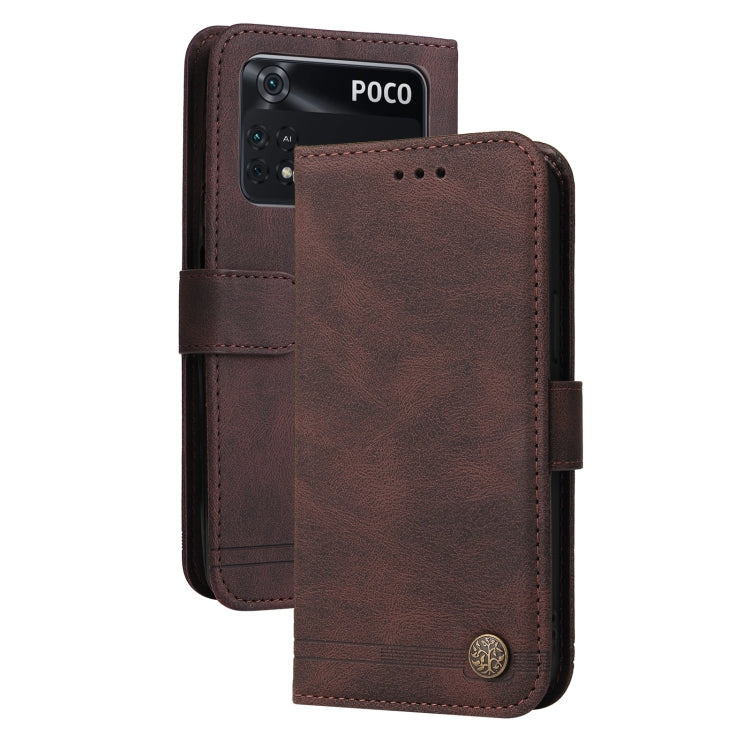 Skin Feel Life Tree Metal Button Horizontal Flip Leather Case, For Xiaomi Redmi Note 11 4G(Global), For Xiaomi Redmi Note 11 Pro 4G, For OPPO Realme 9i / A36 4G / A76 4G(Global), For OPPO Realme GT2 Pro, For OPPO Realme 9 Pro+                          ...