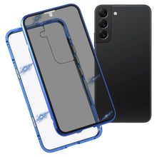 Load image into Gallery viewer, HD Magnetic Metal Tempered Glass Phone Case, For Samsung Galaxy S22 5G