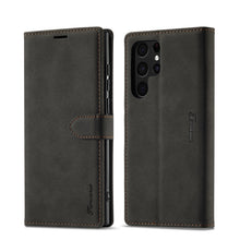 Load image into Gallery viewer, Forwenw F1 Series Matte Strong Magnetism Leather Phone Case, For Samsung Galaxy S22 Ultra 5G, For Samsung Galaxy S22 5G, For Samsung Galaxy S22+ 5G