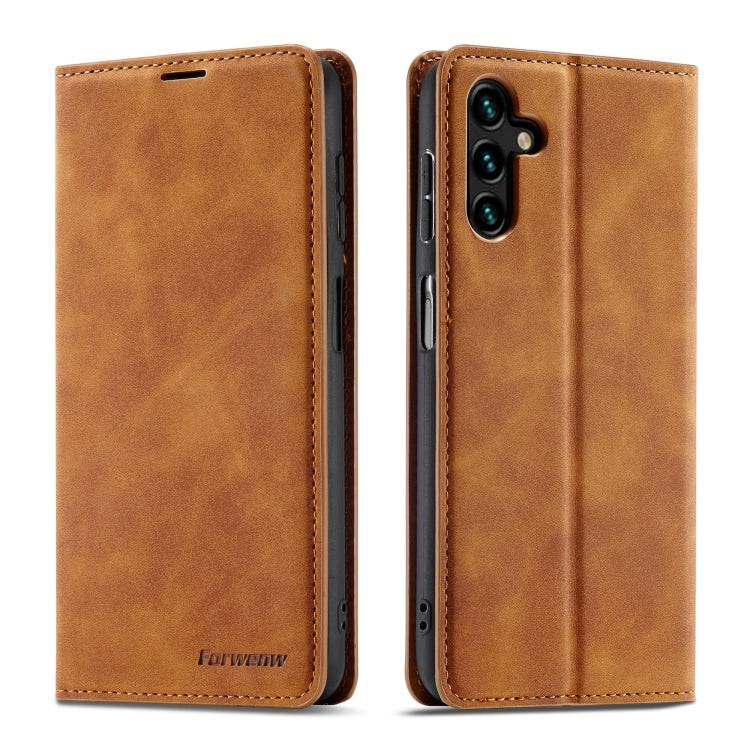 Forwenw Dream Series Oil Edge Strong Magnetism Leather Phone Case, For Samsung Galaxy A22 5G, For Samsung Galaxy A53 5G, For Samsung Galaxy A73 5G, For Samsung Galaxy A33 5G, For Samsung Galaxy A23, For Samsung Galaxy A13 5G, For Samsung Galaxy S22 5G ...