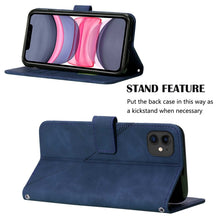 Load image into Gallery viewer, Crossbody 3D Embossed Flip Leather Phone Case, For iPhone 11, For iPhone 11 Pro, For iPhone 11 Pro Max, For iPhone X / XS, For iPhone XR, For iPhone XS Max, For iPhone SE 2022 / SE 2020 / 8 / 7, For iPhone 8 Plus / 7 Plus