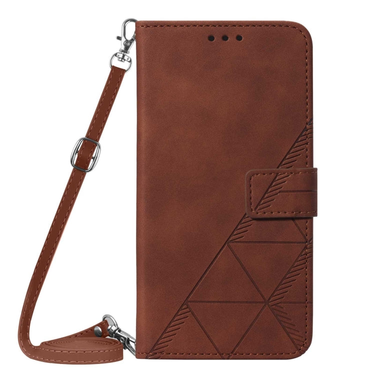 Crossbody 3D Embossed Flip Leather Phone Case, For Samsung Galaxy A13 5G