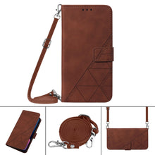 Load image into Gallery viewer, Crossbody 3D Embossed Flip Leather Phone Case, For Samsung Galaxy A13 5G