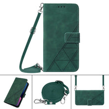 Load image into Gallery viewer, Crossbody 3D Embossed Flip Leather Phone Case, For Samsung Galaxy A13 5G