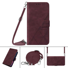 Load image into Gallery viewer, Crossbody 3D Embossed Flip Leather Phone Case, For Samsung Galaxy A13 5G