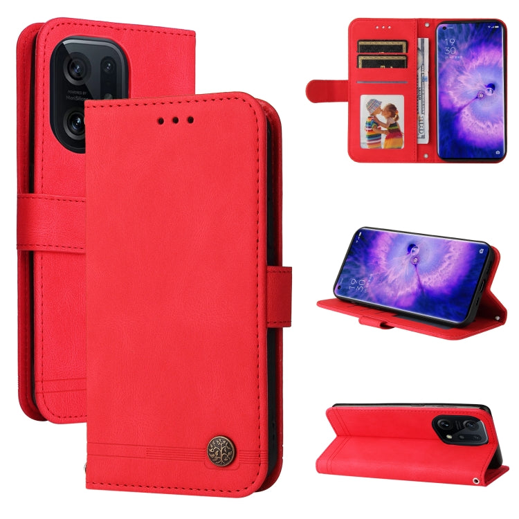 Skin Feel Life Tree Metal Button Leather Phone Case, For Xiaomi Redmi 10C 4G / Redmi 10 India Version, For Xiaomi Poco X4 Pro 5G, For Honor 50 SE / nova 9 SE, For OPPO Find X5, For OPPO Find X5 Pro
