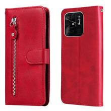 Load image into Gallery viewer, Fashion Calf Texture Zipper Horizontal Flip Leather Case, For Xiaomi Redmi 10C 4G / Redmi 10 India, For Honor 50 SE / Huawei Nova 9 SE, For OPPO Reno7 5G / Find X5 Lite International Version, For OPPO Find X5, For OPPO Find X5 Pro