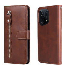Load image into Gallery viewer, Fashion Calf Texture Zipper Horizontal Flip Leather Case, For Xiaomi Redmi 10C 4G / Redmi 10 India, For Honor 50 SE / Huawei Nova 9 SE, For OPPO Reno7 5G / Find X5 Lite International Version, For OPPO Find X5, For OPPO Find X5 Pro