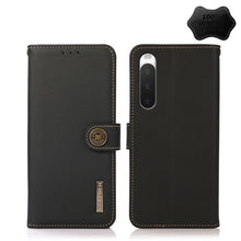 Load image into Gallery viewer, KHAZNEH Custer Genuine Leather RFID Phone Case, For Sony Xperia 10 IV, For Xiaomi Redmi Note 11E / Redmi 10 5G