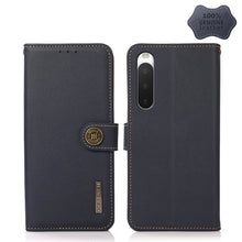 Load image into Gallery viewer, KHAZNEH Custer Genuine Leather RFID Phone Case, For Sony Xperia 10 IV, For Xiaomi Redmi Note 11E / Redmi 10 5G