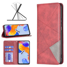 Load image into Gallery viewer, Prismatic Invisible Magnetic Leather Phone Case, For Xiaomi Redmi Note 11 Pro Global, For Honor X20, For Xiaomi 12 Pro