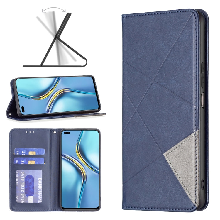 Prismatic Invisible Magnetic Leather Phone Case, For Xiaomi Redmi Note 11 Pro Global, For Honor X20, For Xiaomi 12 Pro