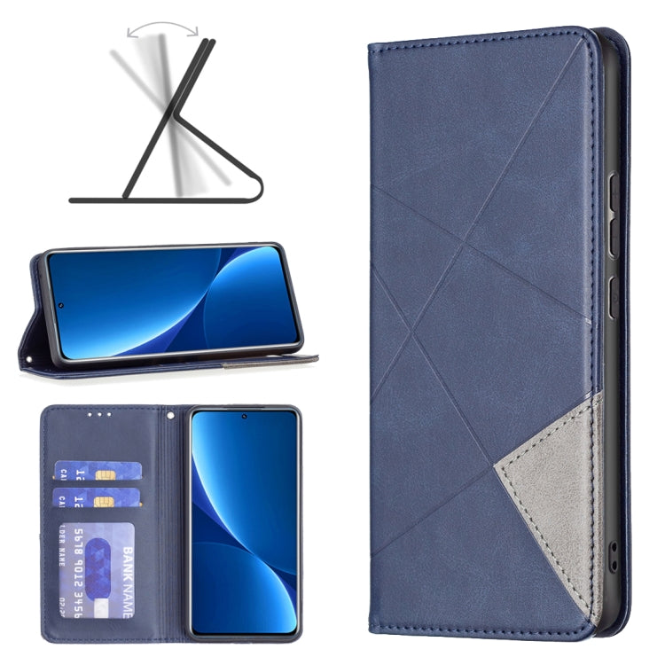 Prismatic Invisible Magnetic Leather Phone Case, For Xiaomi Redmi Note 11 Pro Global, For Honor X20, For Xiaomi 12 Pro