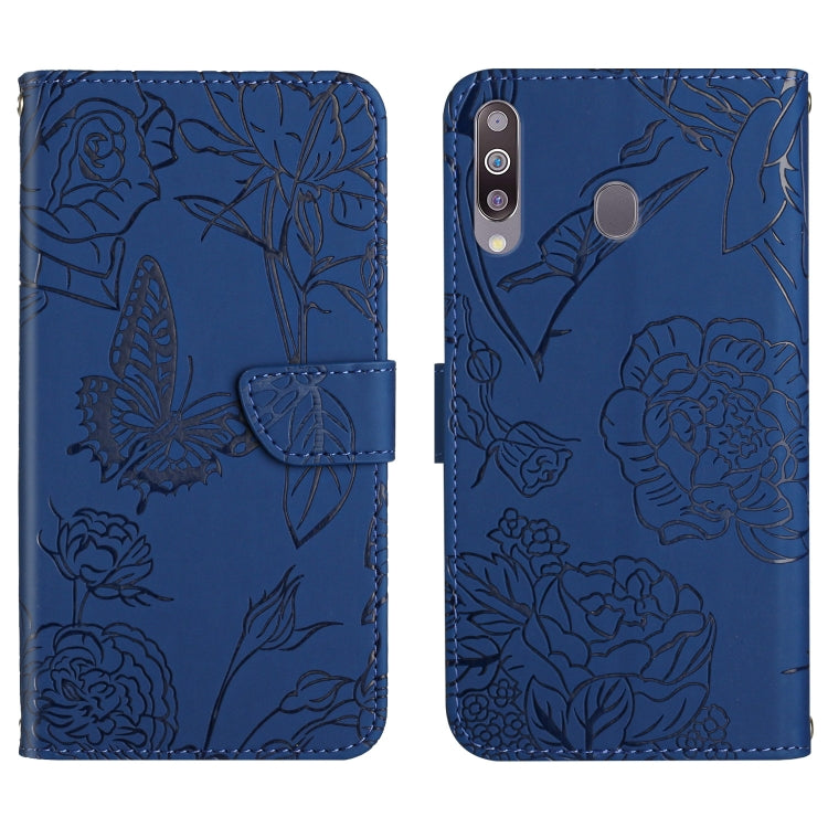 Skin Feel Butterfly Peony Embossed Leather Phone Case, For Samsung Galaxy A12, For Samsung Galaxy A13 4G, For Samsung Galaxy A13 5G, For Samsung Galaxy A20 / A30, For Samsung Galaxy A20e, For Samsung Galaxy A20s, For Samsung Galaxy A21                 ...