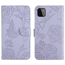 Load image into Gallery viewer, Skin Feel Butterfly Peony Embossed Leather Phone Case, For Samsung Galaxy A22 5G, For Samsung Galaxy A23 4G, For Samsung Galaxy A32 4G, For Samsung Galaxy A32 5G, For Samsung Galaxy A33 5G, For Samsung Galaxy A40, For Samsung Galaxy A41                ...