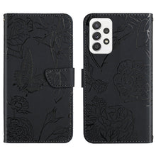 Load image into Gallery viewer, Skin Feel Butterfly Peony Embossed Leather Phone Case, For Samsung Galaxy A22 5G, For Samsung Galaxy A23 4G, For Samsung Galaxy A32 4G, For Samsung Galaxy A32 5G, For Samsung Galaxy A33 5G, For Samsung Galaxy A40, For Samsung Galaxy A41                ...