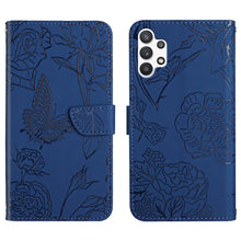 Load image into Gallery viewer, Skin Feel Butterfly Peony Embossed Leather Phone Case, For Samsung Galaxy A22 5G, For Samsung Galaxy A23 4G, For Samsung Galaxy A32 4G, For Samsung Galaxy A32 5G, For Samsung Galaxy A33 5G, For Samsung Galaxy A40, For Samsung Galaxy A41                ...