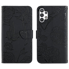 Load image into Gallery viewer, Skin Feel Butterfly Peony Embossed Leather Phone Case, For Samsung Galaxy A22 5G, For Samsung Galaxy A23 4G, For Samsung Galaxy A32 4G, For Samsung Galaxy A32 5G, For Samsung Galaxy A33 5G, For Samsung Galaxy A40, For Samsung Galaxy A41                ...