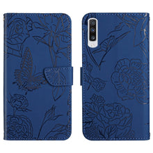 Load image into Gallery viewer, Skin Feel Butterfly Peony Embossed Leather Phone Case, For Samsung Galaxy A51, For Samsung Galaxy A51 5G, For Samsung Galaxy A53 5G, For Samsung Galaxy A70, For Samsung Galaxy A70e, For Samsung Galaxy A71, For Samsung Galaxy A71 5G                     ...