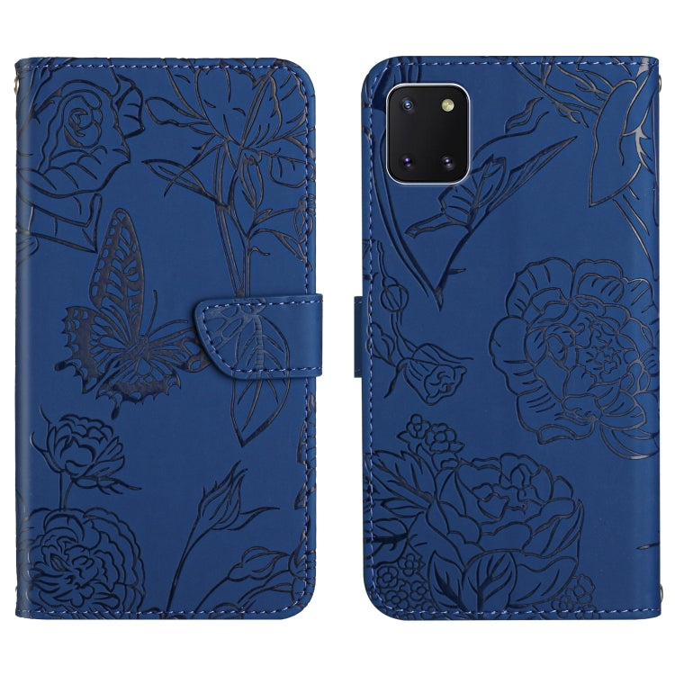 Skin Feel Butterfly Peony Embossed Leather Phone Case, For Samsung Galaxy A51, For Samsung Galaxy A51 5G, For Samsung Galaxy A53 5G, For Samsung Galaxy A70, For Samsung Galaxy A70e, For Samsung Galaxy A71, For Samsung Galaxy A71 5G                     ...