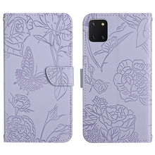 Load image into Gallery viewer, Skin Feel Butterfly Peony Embossed Leather Phone Case, For Samsung Galaxy A51, For Samsung Galaxy A51 5G, For Samsung Galaxy A53 5G, For Samsung Galaxy A70, For Samsung Galaxy A70e, For Samsung Galaxy A71, For Samsung Galaxy A71 5G                     ...