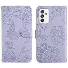 Load image into Gallery viewer, Skin Feel Butterfly Peony Embossed Leather Phone Case, For Samsung Galaxy A82, For Samsung Galaxy A91, For Samsung Galaxy F52 5G, For Samsung Galaxy F62 / M62, For Samsung Galaxy M10 / A10, For Samsung Galaxy M21, For Samsung Galaxy M31                ...