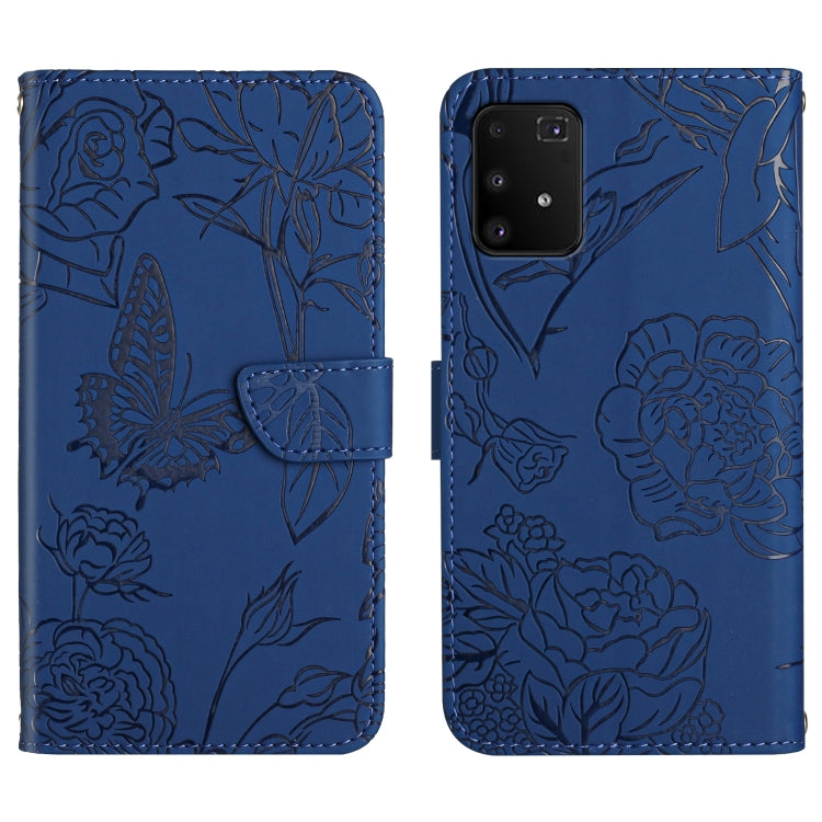 Skin Feel Butterfly Peony Embossed Leather Phone Case, For Samsung Galaxy A82, For Samsung Galaxy A91, For Samsung Galaxy F52 5G, For Samsung Galaxy F62 / M62, For Samsung Galaxy M10 / A10, For Samsung Galaxy M21, For Samsung Galaxy M31                ...