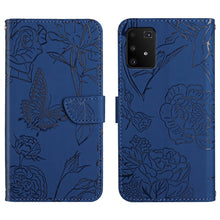 Load image into Gallery viewer, Skin Feel Butterfly Peony Embossed Leather Phone Case, For Samsung Galaxy A82, For Samsung Galaxy A91, For Samsung Galaxy F52 5G, For Samsung Galaxy F62 / M62, For Samsung Galaxy M10 / A10, For Samsung Galaxy M21, For Samsung Galaxy M31                ...