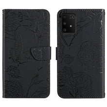 Load image into Gallery viewer, Skin Feel Butterfly Peony Embossed Leather Phone Case, For Samsung Galaxy A82, For Samsung Galaxy A91, For Samsung Galaxy F52 5G, For Samsung Galaxy F62 / M62, For Samsung Galaxy M10 / A10, For Samsung Galaxy M21, For Samsung Galaxy M31                ...