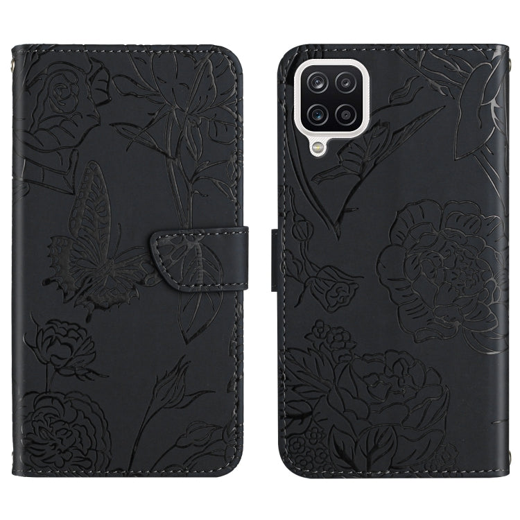 Skin Feel Butterfly Peony Embossed Leather Phone Case, For Samsung Galaxy A82, For Samsung Galaxy A91, For Samsung Galaxy F52 5G, For Samsung Galaxy F62 / M62, For Samsung Galaxy M10 / A10, For Samsung Galaxy M21, For Samsung Galaxy M31                ...